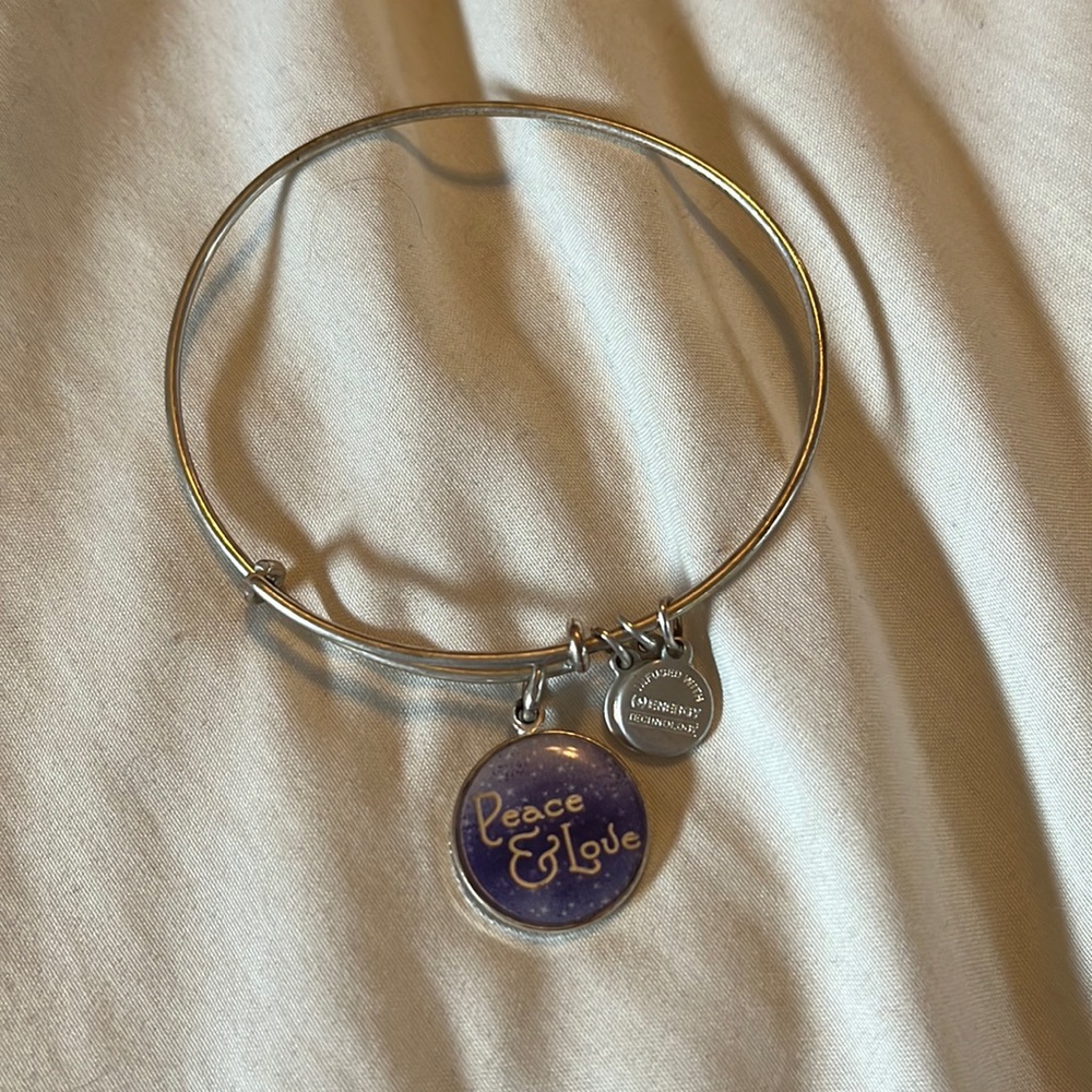 Alex and Ani Peace and Love Bracelet